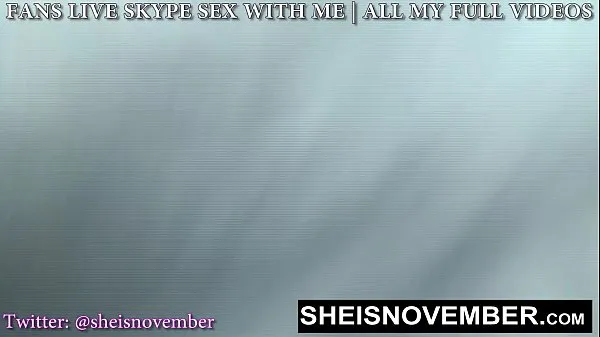 Hot I Give JOI While Stuffing An Enormous Toy Inside My Shaved Pussy Wall While Standing Naked, Busty Hot Babe Sheisnovember Sexy Large Nipples And Natural Tits Shaking While Oil Covered, Spreading Her Cute Big Butt Closeup on Msnovember cool Movies