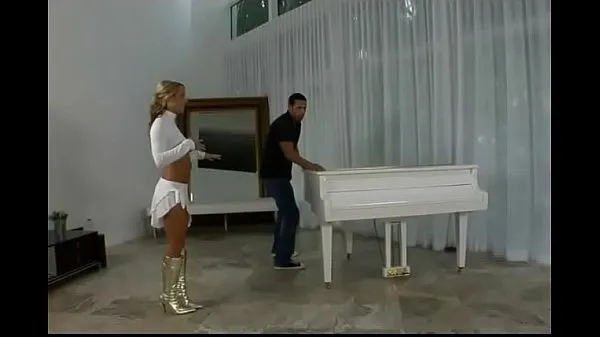 Hot He comes for the piano but he prefers to bang the sexy owner cool Movies