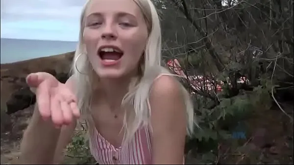 Hot Skinny 18 Year old sucking and fucking on beach (Amateur POV) Kate Bloom cool Movies