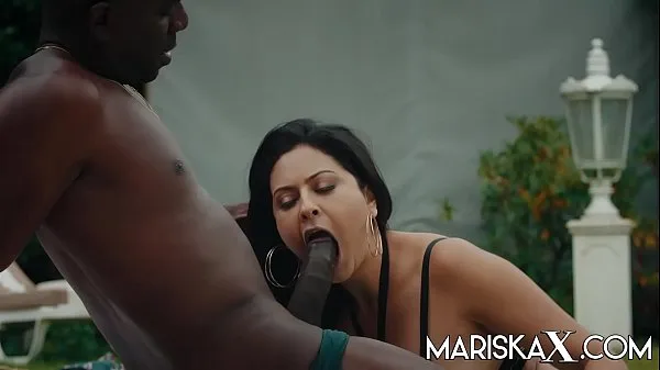 Hot MARISKAX Mariska gets fucked by black cock outside cool Movies