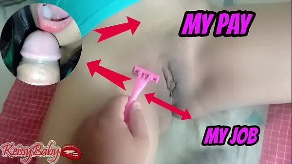 Hot Helped shave my step sister and paid me off with a nice blowjob cool Movies