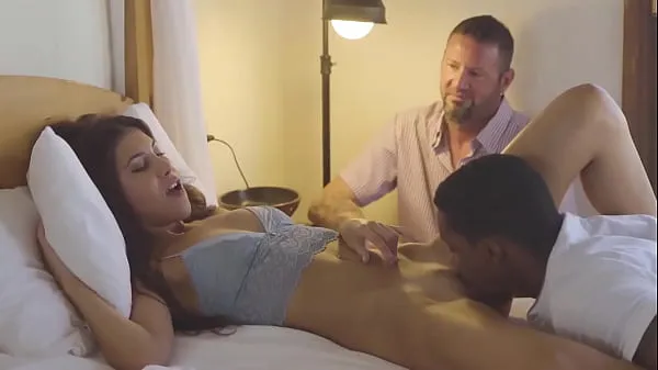Hot step Father watches as his beautiful daughter gets fucked by a black guy and cums in her mouth. More here cool Movies