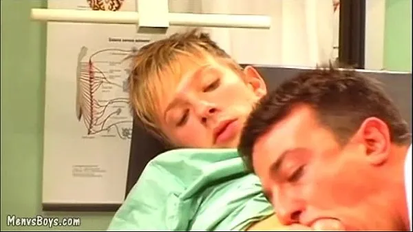 Hot Horny gay doc seduces an adorable blond youngster cool Movies