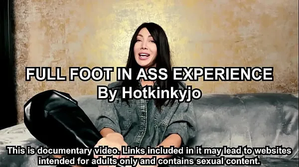 Hot HOTKINKYJO FULL FOOT IN ASS EXPERIENCE - SELF DOCUMENTARY cool Movies