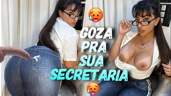 Menő ROLEPLAY you are the boss and will fuck your sexy latina secretary POV SEX blowjob cum on her big butt in jeans pants menő filmek