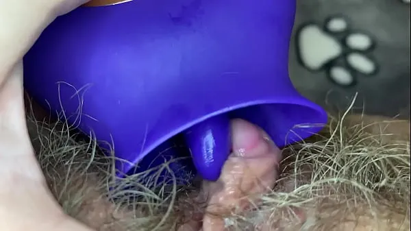 Menő Extreme closeup big clit licking toy orgasm hairy pussy menő filmek